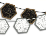 Reversible Happy Eid Hexagon Banner