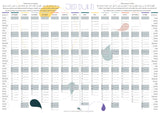Just Dua It! - Academic Year Wall Planner 21/22