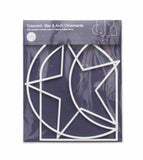 Crescent, Star and Arch Hanging Shapes