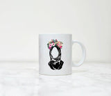 Black Hijabi Silhouette-Mug - Silver Lining UK
