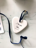 Fine Bone China Father Hadith Heart - Silver Lining UK