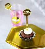 Acrylic Pick/Stirrers Happy Ramadan - Silver Lining UK