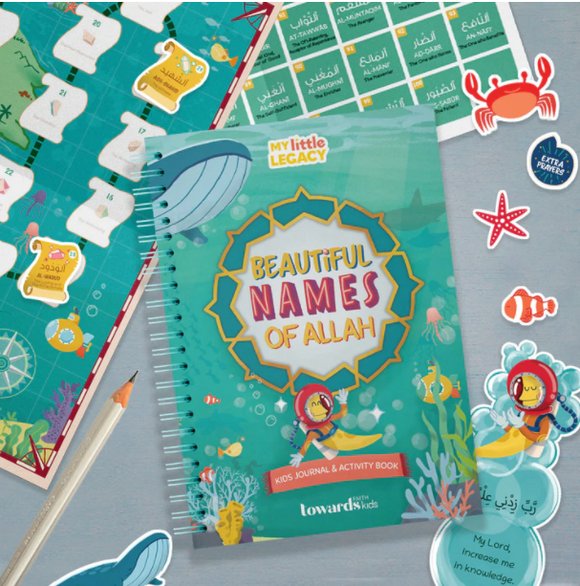 My Little Legacy: Beautiful Names of Allah Kids Journal & Activity Book