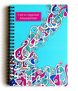 I am so Organised, Alhamdulillah Notebook - Silver Lining UK