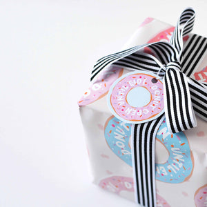 Donut Open before Eid Wrapping Paper