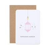 Ramadan Kareem Lantern Greeting Card - Silver Lining UK