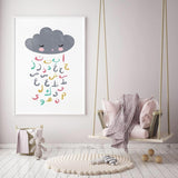 Arabic Alphabet Art Print - Silver Lining UK