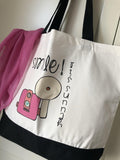 Smile it’s Sunnah - Pink Tote bag. - Silver Lining UK