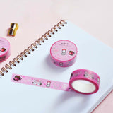 Muslim Girls Themed Pink Washi Tape - Silver Lining UK
