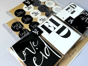 MonoType Chic Happy Eid Greeting Cards Pack