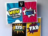 Super Muslim Happy Eid Greeting Cards Pack