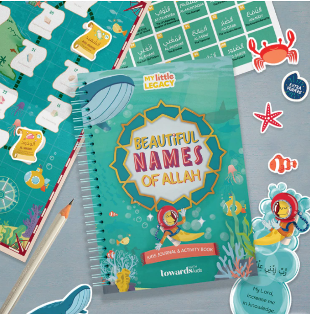 My Little Legacy: Beautiful Names of Allah Kids Journal & Activity Boo ...
